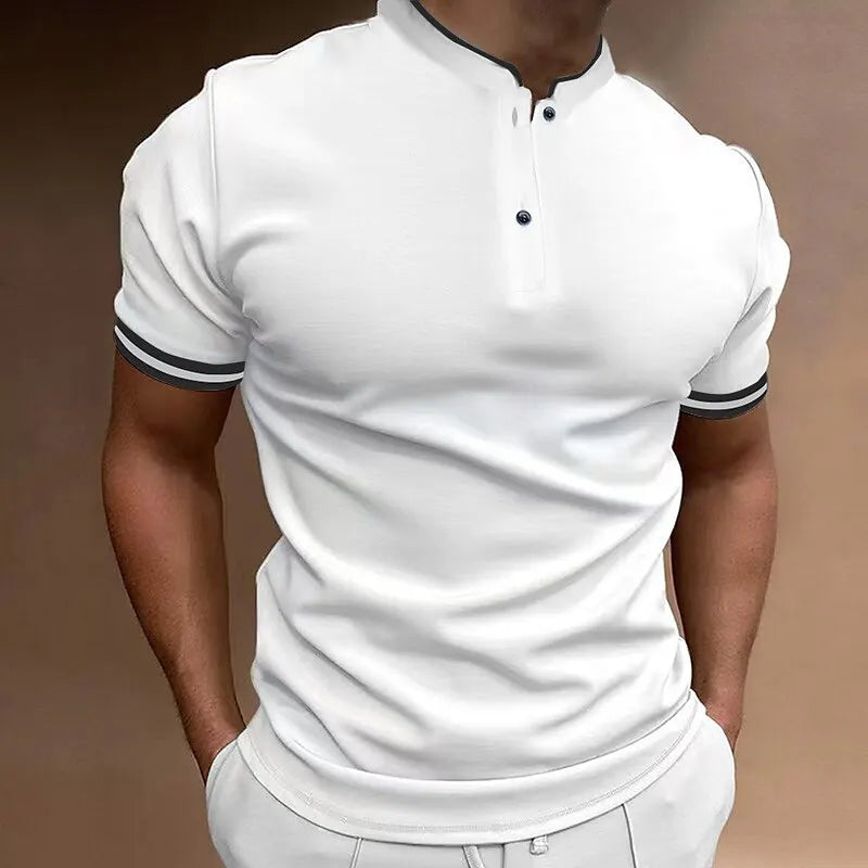 Erren - Stijlvolle Slim-Fit Henley Shirt